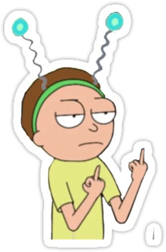 Sticker «Rick and Morty-6»