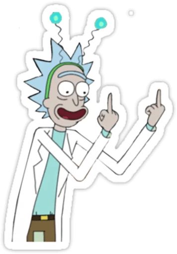 Sticker «Rick and Morty-7»