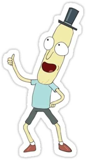 Sticker «Rick and Morty-8»