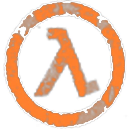 Sticker «Half-life-1»