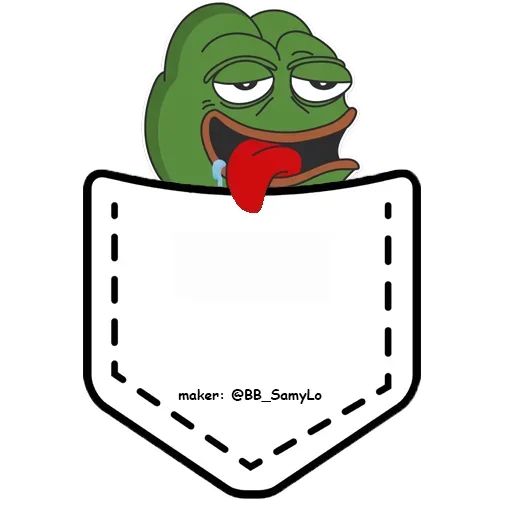 Sticker «Pepe In The Pocket-8»