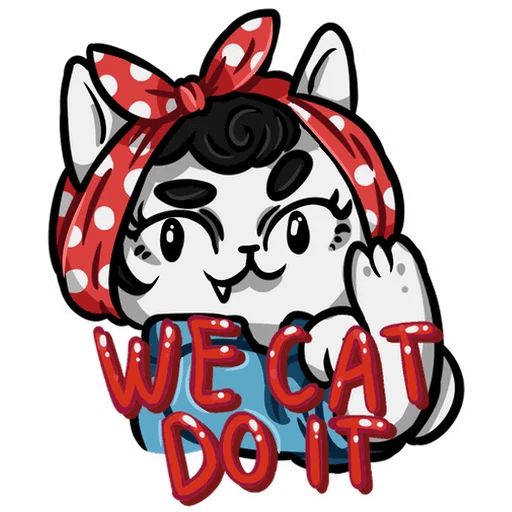 Sticker «Feminist cats-1»