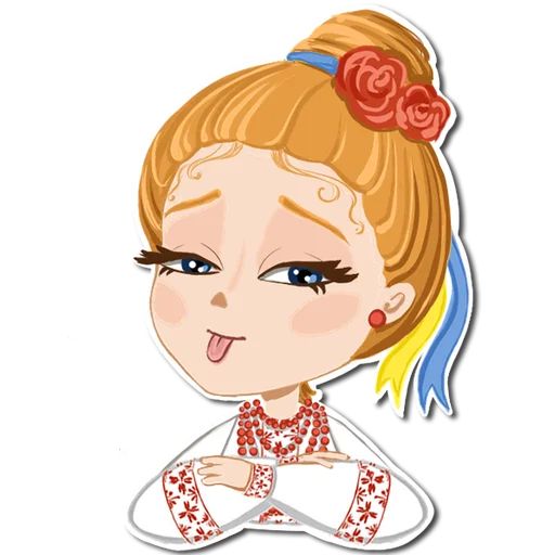 Sticker «Ukrainian Cutie-11»