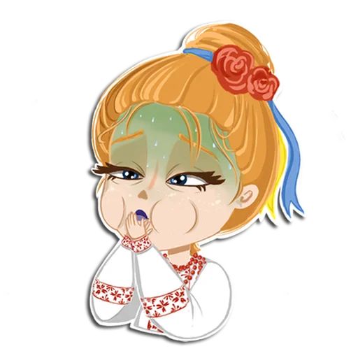 Sticker «Ukrainian Cutie-6»