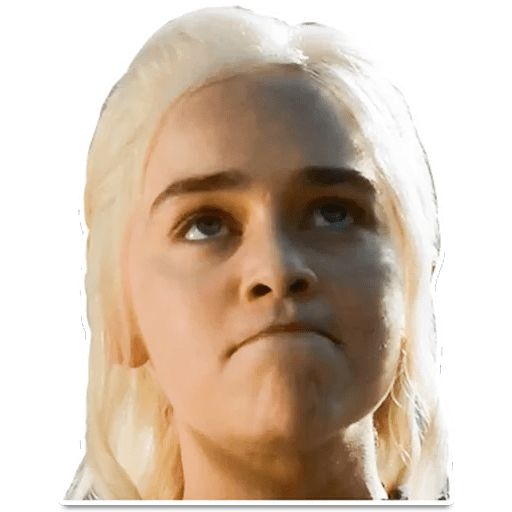 Sticker «Emilia Clarke Makes Weird Faces-3»