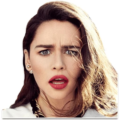 Sticker «Emilia Clarke Makes Weird Faces-5»