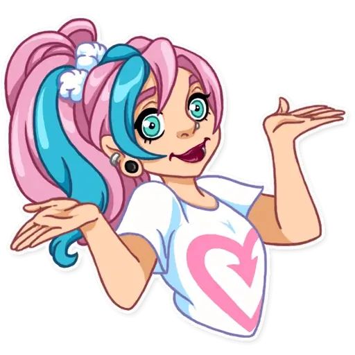 Sticker «Pastel Girl-11»