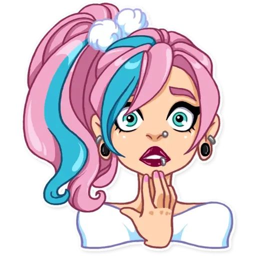 Sticker «Pastel Girl-4»
