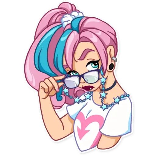 Sticker «Pastel Girl-7»