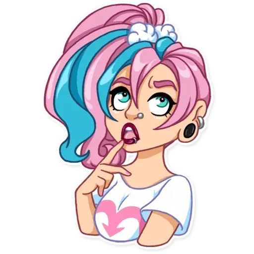 Sticker «Pastel Girl-8»