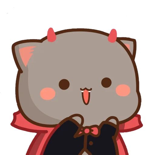 Sticker «Mochi Peach Cat Halloween-12»