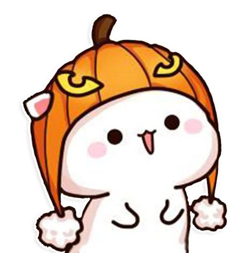 Sticker «Mochi Peach Cat Halloween-8»