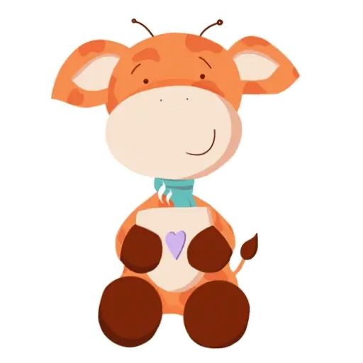 Sticker «Giraffe Jan-3»