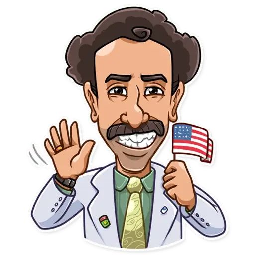 Sticker «Borat Sagdiyev-4»