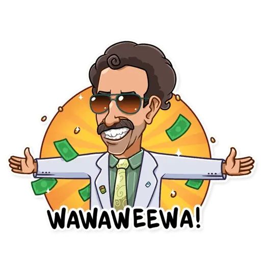 Sticker «Borat Sagdiyev-5»
