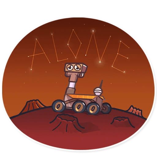 Sticker «Oppy The Rover-9»