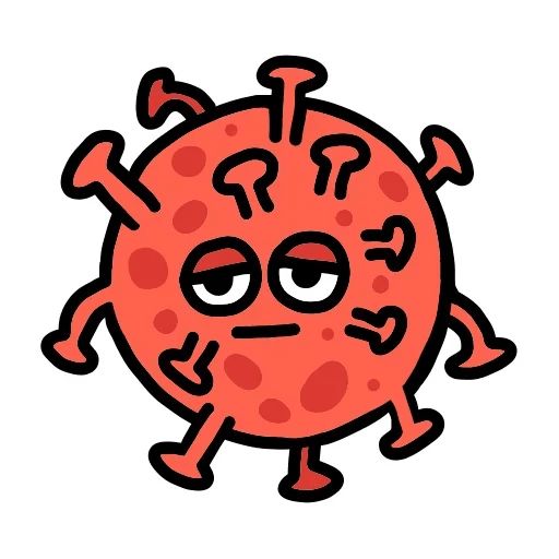 Sticker «Coronavirus-9»