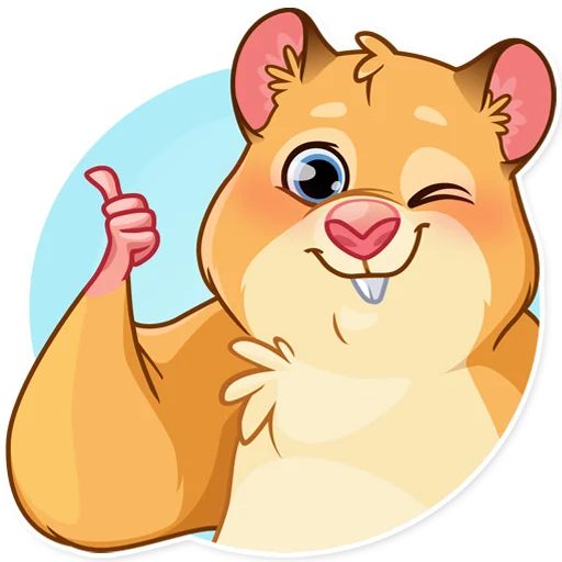 Sticker «Mr. Hamster-3»