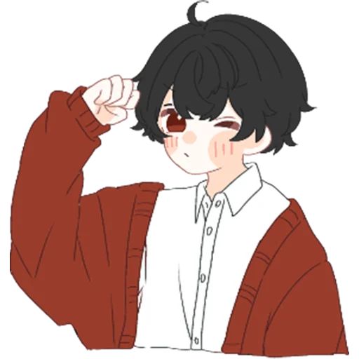 Sticker «Cute Boy-12»