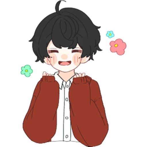 Sticker «Cute Boy-3»