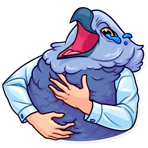Sticker «Birds With Arms-1»