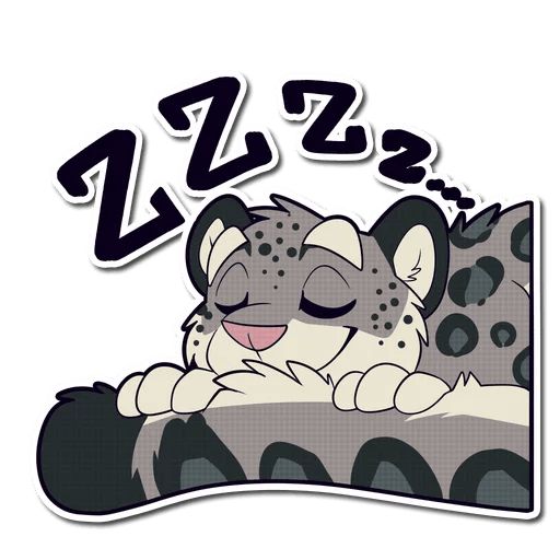 Sticker «Snow Leopard-11»
