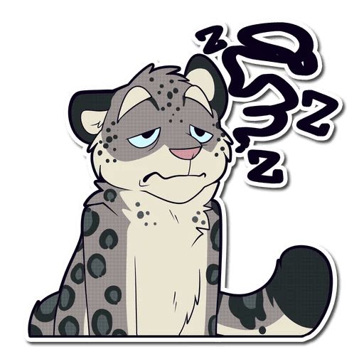 Sticker «Snow Leopard-12»