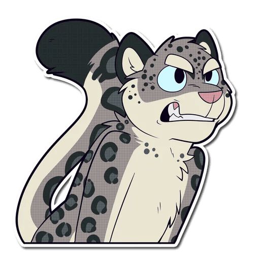 Sticker «Snow Leopard-2»
