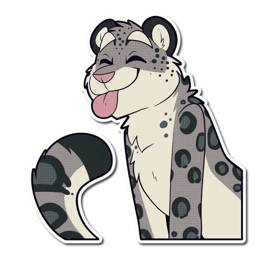 Sticker «Snow Leopard-4»
