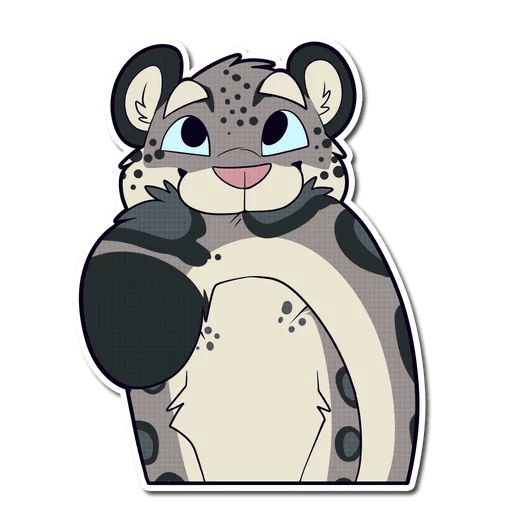 Sticker «Snow Leopard-5»