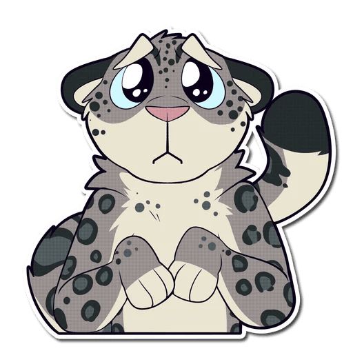 Sticker «Snow Leopard-6»