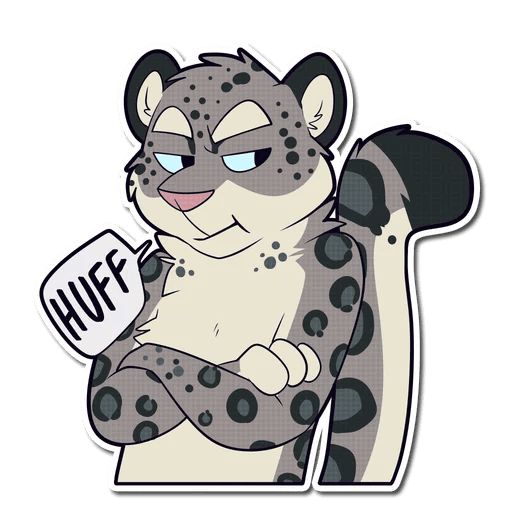 Sticker «Snow Leopard-8»
