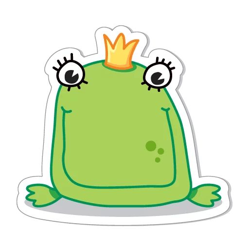 Sticker «Frog Stepanida-1»