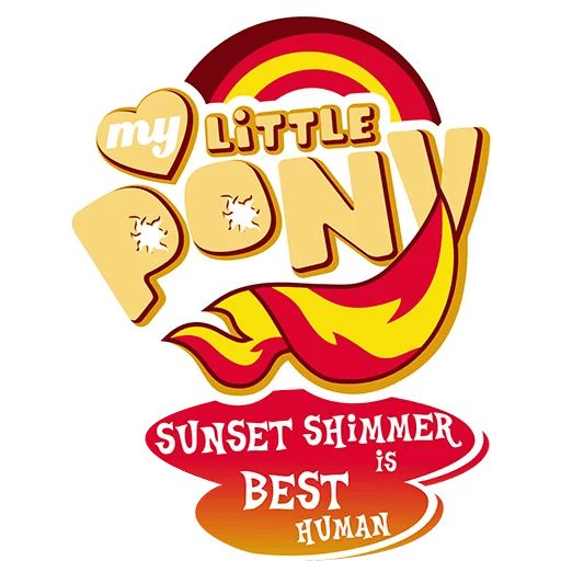 Sticker «Sunset Shimmer-2»