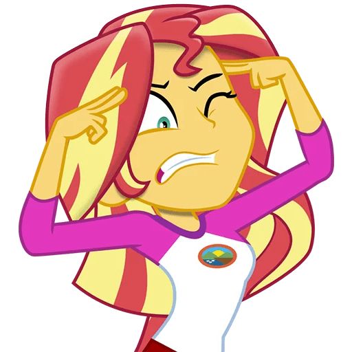 Sticker «Sunset Shimmer-8»