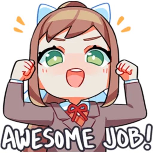 Sticker «Doki Doki Literature Club!-1»