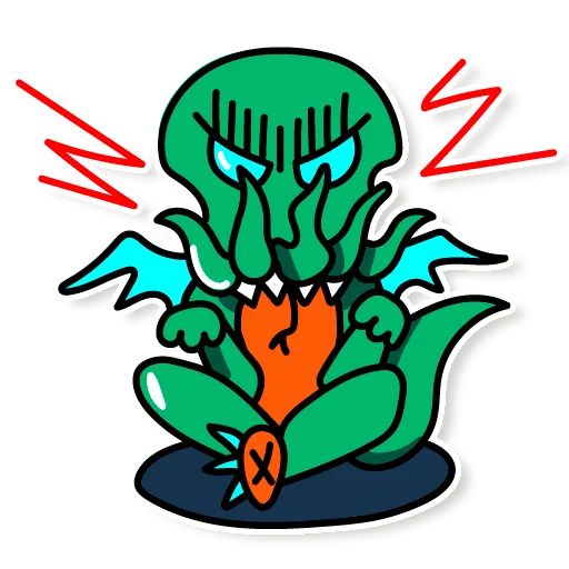 Sticker «Baby Cthulhu-4»