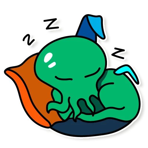 Sticker «Baby Cthulhu-6»