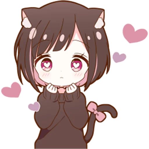 Sticker «Cat Girl-1»