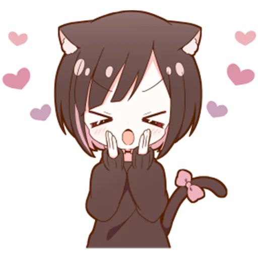 Sticker «Cat Girl-12»