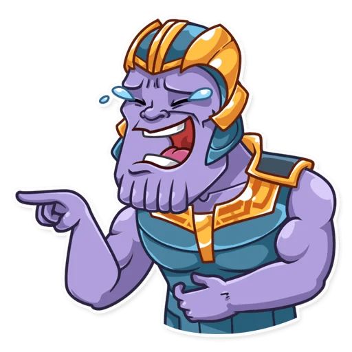 Sticker «Thanos-1»