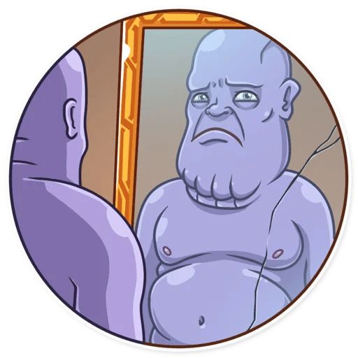 Sticker «Thanos-10»