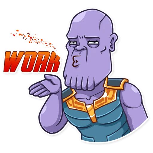 Sticker «Thanos-12»