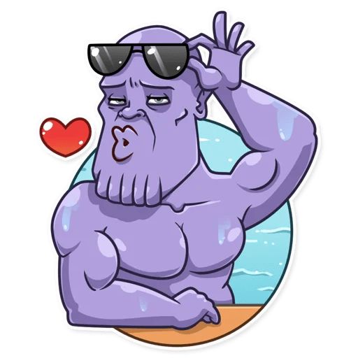 Sticker «Thanos-2»