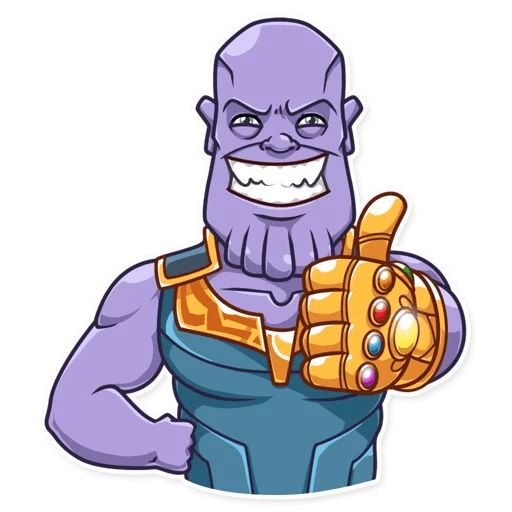 Sticker «Thanos-3»