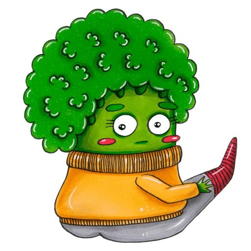 Sticker «Little Broccoli-1»