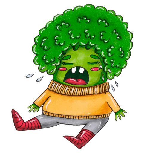 Sticker «Little Broccoli-8»