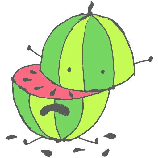 Sticker «Fruit theme-4»