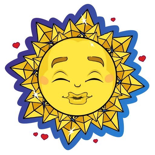 Sticker «Sun-10»