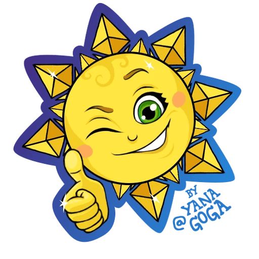 Sticker «Sun-2»